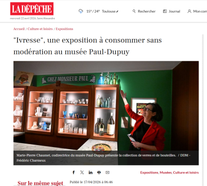 « Ivresse » dans la presse
