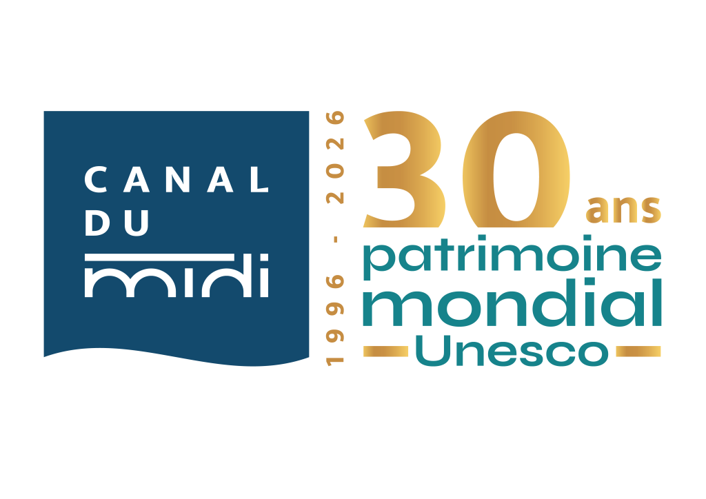 Logo des 30 ans Canal du midi Unesco